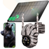 No WiFi Solar Camera 4G LTE Cellular Solar 4MP/3K Security Camera, No WiFi Required, Solar Cell Battary Powered Outdoor Camera, 360° View, AI Tracking, Color Night Vision, Built-in 4G SIM Card and SD Card