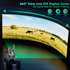 No WiFi Solar Camera 4G LTE Cellular Solar 4MP/3K Security Camera, No WiFi Required, Solar Cell Battary Powered Outdoor Camera, 360° View, AI Tracking, Color Night Vision, Built-in 4G SIM Card and SD Card