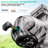 No WiFi Solar Camera 4G LTE Cellular Solar 4MP/3K Security Camera, No WiFi Required, Solar Cell Battary Powered Outdoor Camera, 360° View, AI Tracking, Color Night Vision, Built-in 4G SIM Card and SD Card