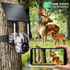 No WiFi Solar Camera 4G LTE Cellular Solar 4MP/3K Security Camera, No WiFi Required, Solar Cell Battary Powered Outdoor Camera, 360° View, AI Tracking, Color Night Vision, Built-in 4G SIM Card and SD Card